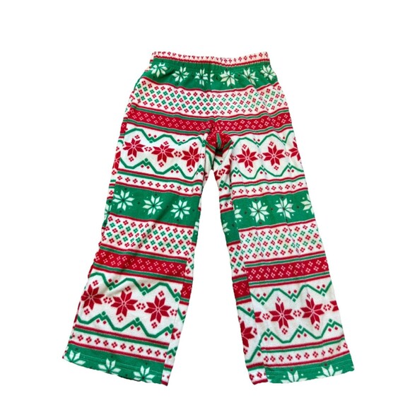 Boys Pajama Set Size 6  Green We Came, We Saw, We Jingled Christmas Top Pants - Picture 5 of 7